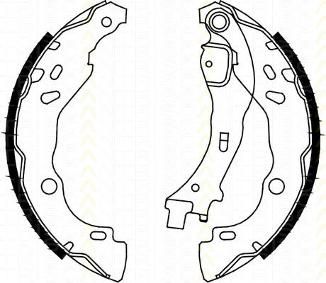Bremsbackensatz Citroën C3 1.6 16V HDi TRISCAN