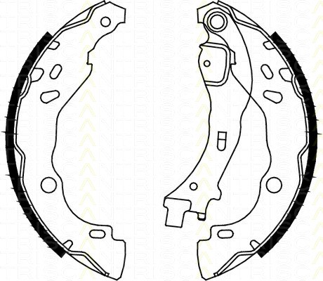 Bremsbackensatz Citroën C2 1.4 HDi TRISCAN