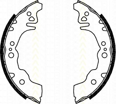 Bremsbackensatz Daihatsu Sirion 1.3 TRISCAN