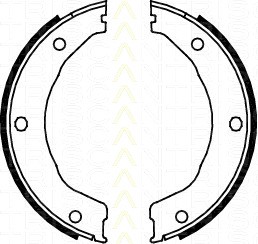 Bremsbackensatz Feststellbremse Ford Orion III 1.8 D TRISCAN