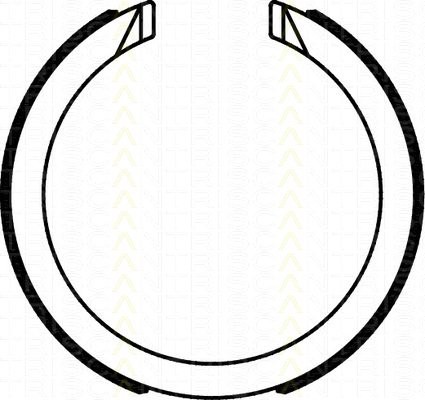 Bremsbackensatz Feststellbremse Ssangyong Actyon 200 XDI 4WD TRISCAN