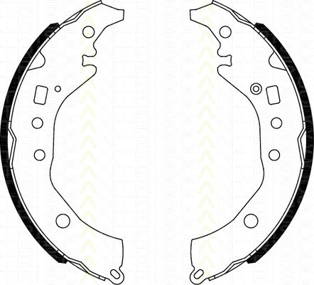 Bremsbackensatz Subaru Trezia 1.4 D TRISCAN