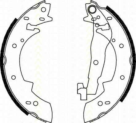 Bremsbackensatz BMW 3er 318i TRISCAN