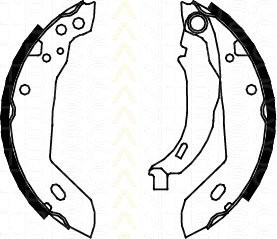 Bremsbackensatz Peugeot 205 I 1.0 TRISCAN