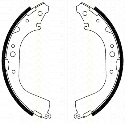 Bremsbackensatz Toyota Hiace II Wagon 2.4 D 4WD TRISCAN