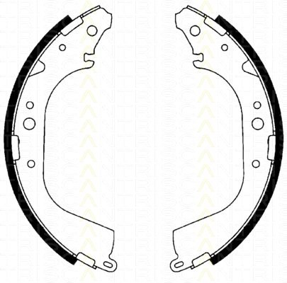 Bremsbackensatz Toyota 4 Runner 3.0 V6 TRISCAN