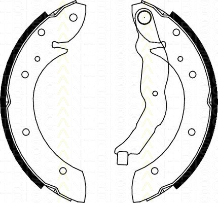 Bremsbackensatz BMW 3er 318i TRISCAN