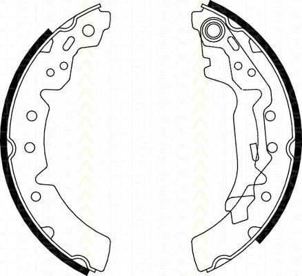 Bremsbackensatz Toyota Carina E 1.6 TRISCAN