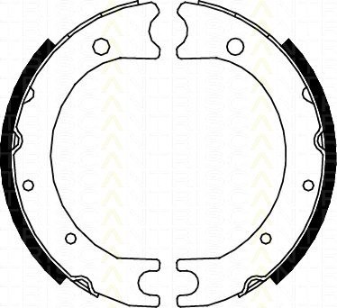 Bremsbackensatz Feststellbremse Toyota Land Cruiser 2.4 TD TRISCAN