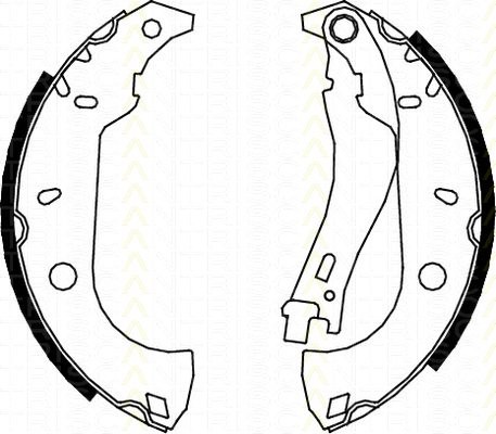 Bremsbackensatz Fiat Marea Weekend 1.9 TD 100 TRISCAN
