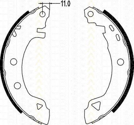 Bremsbackensatz Renault 19 II 1.9 D TRISCAN
