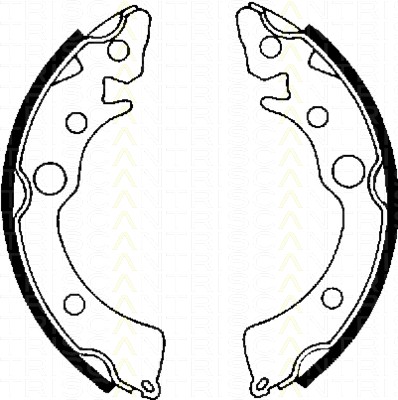 Bremsbackensatz Honda Civic III Hatchback 1.3 TRISCAN