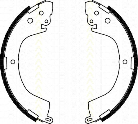 Bremsbackensatz Mitsubishi L 200 2.5 D TRISCAN