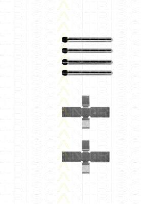 Montagesatz Bremsscheibenbelag TRISCAN für Rover 800 825 SI/Sterling 