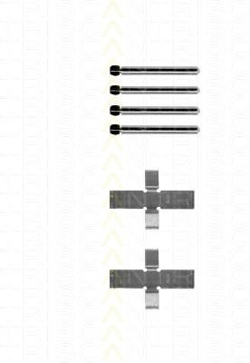 Montagesatz Bremsscheibenbelag TRISCAN für Rover 800 827 SI/Sterling 