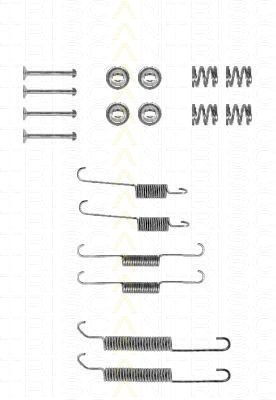 Bremsbacken Montagesatz Peugeot 104 0.9 (Zubehörsatz) TRISCAN 