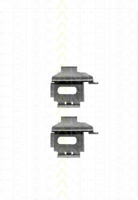 Montagesatz Bremsscheibenbelag TRISCAN für Audi Quattro 2.1 Turbo 