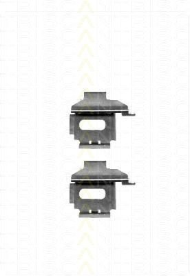 Montagesatz Bremsscheibenbelag TRISCAN für Audi 200 Avant 2.2 20V Turbo quattro 