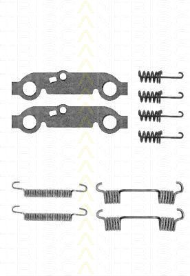 Bremsbacken Montagesatz Mercedes-Benz S-Klasse 280 S (Zubehörsatz) TRISCAN 