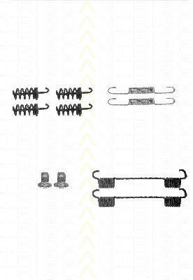 Bremsbacken Montagesatz Mercedes-Benz C-Klasse Coupe C 200 CGI (Zubehörsatz) TRISCAN 