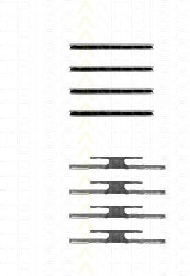 Montagesatz Bremsscheibenbelag TRISCAN für Alfa Romeo 33 Sportwagon 1.5 