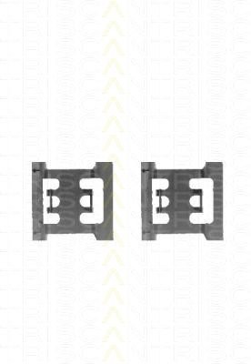 Montagesatz Bremsscheibenbelag TRISCAN für BMW 7er 750 i,iL V12 