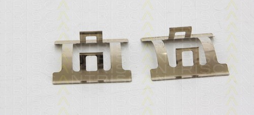 Montagesatz Bremsscheibenbelag TRISCAN für Audi A6 1.8 T quattro 