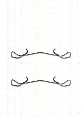 Bremsbacken Montagesatz Nissan Primera Kombi 2.2 dCi (Zubehörsatz) TRISCAN 