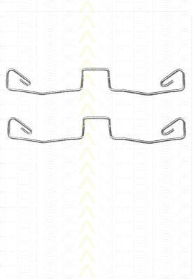 Montagesatz Bremsscheibenbelag TRISCAN für Chrysler PT Cruiser 2.0 