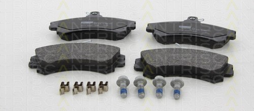 Bremsbelagsatzsatz Vorderachse TRISCAN für Mitsubishi Colt VI 1.5 DI-D 
