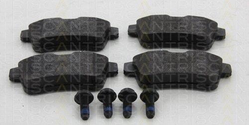 Bremsbelagsatzsatz Hinterachse TRISCAN für Peugeot 3008 1.6 HDi 