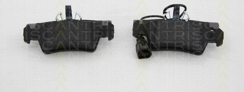 Bremsbelagsatzsatz Hinterachse TRISCAN für VW Transporter V Bus 2.5 TDI 4motion 