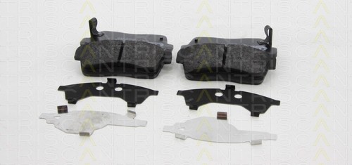Bremsbelagsatzsatz Vorderachse TRISCAN für Daihatsu Cuore VII 1.0 