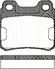 Bremsbelagsatzsatz Hinterachse TRISCAN für Saab 9-5 2.0 T 