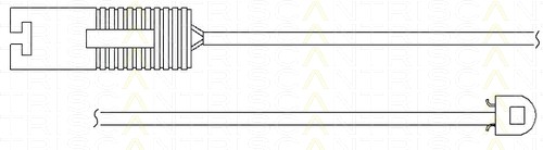 Warnkontakt Verschleissanzeige BMW 8er 840 Ci 