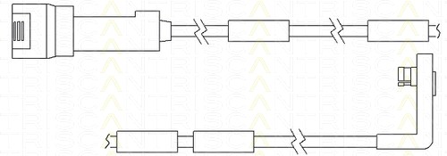 Warnkontakt Verschleissanzeige Opel Senator B 3.0 