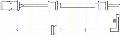 Warnkontakt Verschleissanzeige Opel Astra G CC 2.0 16V 
