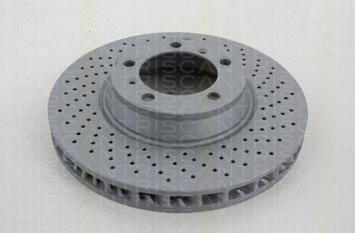 2xStück TRISCAN Bremsscheibe Vorderachse rechts,beschichtet Porsche 911 3.8 Carrera 4S