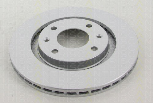 2xStück TRISCAN Bremsscheibe Vorderachse, beschichtet Citroën BX 19 GTi 16V