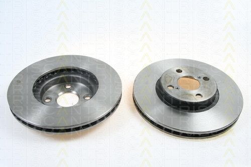 2xStück TRISCAN Bremsscheibe Vorderachse Toyota Corolla 2.0 D-4D 