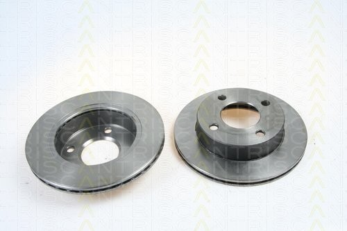 2xStück TRISCAN Bremsscheibe Hinterachse Nissan Micra II 1.0i 16V 