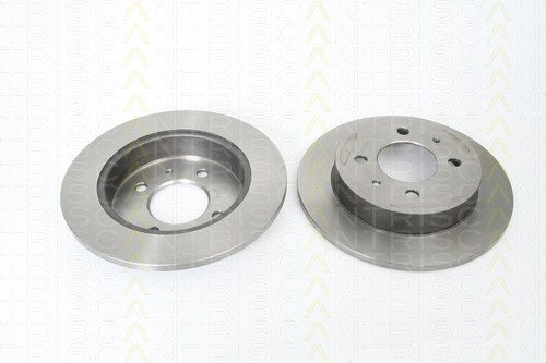 2xStück TRISCAN Bremsscheibe Hinterachse Mitsubishi Lancer V 1.6 16V 