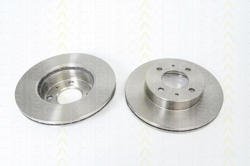 2xStück TRISCAN Bremsscheibe Vorderachse Hyundai Accent Stufenheck 1.5 
