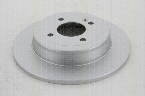 2xStück TRISCAN Bremsscheibe Hinterachse, beschichtet Hyundai Accent IV Stufenheck 1.4