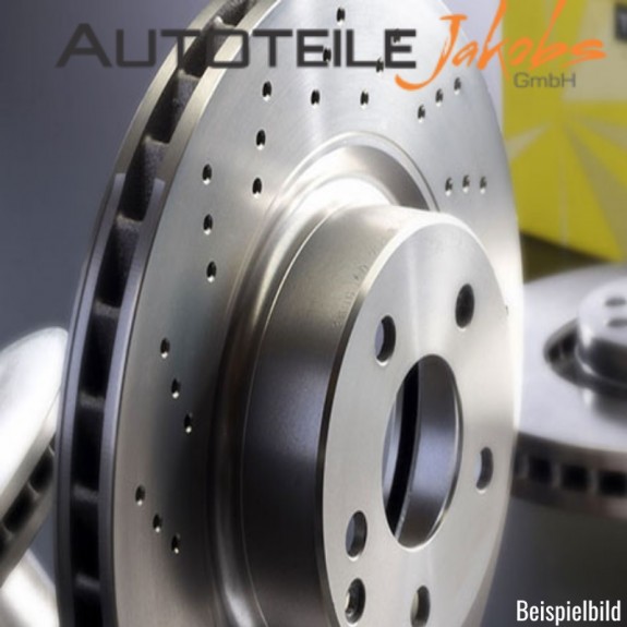 2xStück TRISCAN Bremsscheibe Hinterachse, beschichtet Opel Meriva 1.8