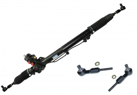 Lenkgetriebe Audi A6 4B C5 mit Servotronic ( Sensor eckig ) mit neuen Spurstangenköpfen