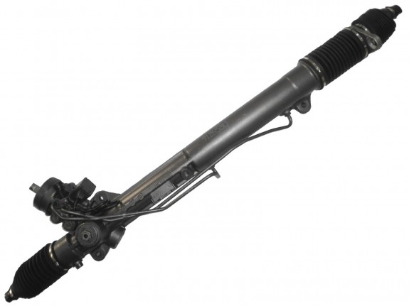 Lenkgetriebe Audi A8 4D mit Servotronic & Halter für Lenkungsdämpfer