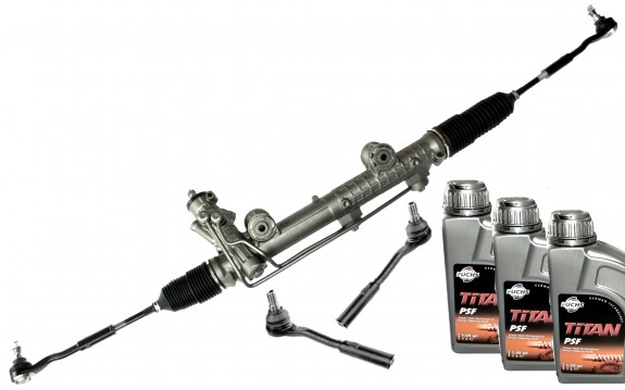 Lenkgetriebe Mercedes E-Klasse W211 mit neuen Spurstangenköpfen + Hydrauliköl