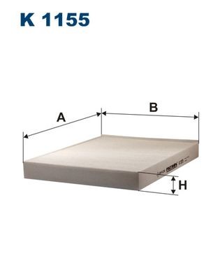 1 Stück K1155 Innenraumfilter 