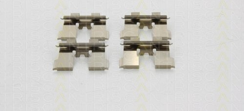 Montagesatz Bremsscheibenbelag Renault Megane III Schrägheck 1.5 dCi